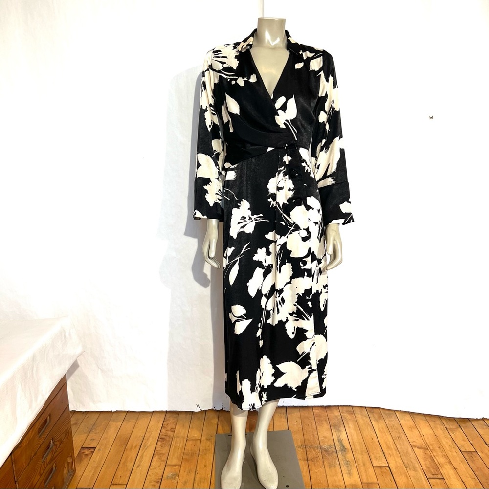 NEW ZARA WRAP DRESS - Picture 8 of 15